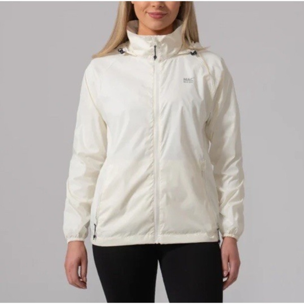 Mac In A Sac Origin 2 Size Xsmall Packable Waterproof Jacket Ivory